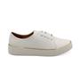 Imagem de Tenis Vizzano Branco Casual Feminino Detalhe Dourado 1214.105