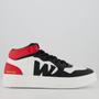 Imagem de Tênis West Coast WC 101 High Preto e Vermelho