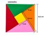 Imagem de Teorema de Pitágoras 5 Peças MMP Brinquedos Pedagógicos