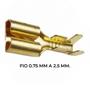 Imagem de Terminal Encaixe Fêmea Universal 6,3mm + Capa Isolantes Luva