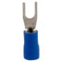 Imagem de Terminal Pré-Isolado Tipo Forquilha 2,5mm Azul com 100 unidaes Penzel