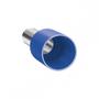 Imagem de Terminal. Sforplast Tubular Ilhos Isolado Simples 2,5Mm Comprimento 8Mm - Azul