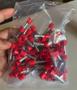 Imagem de Terminal Tubular Tipo Ilhós Pré Isolados 10mm Vermelho - 200 Peças