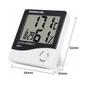 Imagem de Termo-higrômetro Digital Relógio Umidade E Temperatura Do Ar