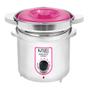 Imagem de Termocera Panela Depilação 400g c/ Refil + Base Dupla c/ 1 Rollon Branco c/ Rosa Mega Bell