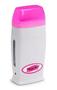 Imagem de Termocera Panela Depilação 900g c/ Refil + Base Dupla com 2 Rollon Branco c/ Rosa Mega Bell
