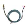 Imagem de Termoelemento Sensor Tipo J (0~300ºC) Cabo 4 Metros com 2 Fios e Ponta 8mm Cabeçote
