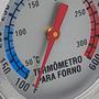 Imagem de Termômetro Analógico Forno 300 Alta Qualidade Inox Com Base Hauskraft