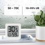 Imagem de Termômetro Digital Interno E Externo, Higrômetro, 4 Unidades, Monitor LCD Para Temperatura E Umidade