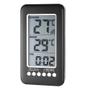 Imagem de Termômetro Digital LCD Sem Fio - Medidor de Temperatura Interna/Externa com Relógio e Transmissor