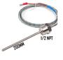 Imagem de Termopar Tipo K Haste Comp. 200Mm Rosca 1/2 Npt Range -100
