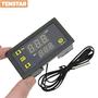 Imagem de Termostato Digital 12V/24V com Display LED - Controle de Temperatura para Aquecimento e Resfriamento