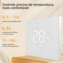 Imagem de Termostato Inteligente Wi-Fi para Caldeira a Gás e Aquecimento Elétrico - Compatível com Google