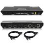 Imagem de tesmart hdmi2.0 Versão 4 K Ultra HD 2 x 1 HDMI Switch KVM 3840 x 2160 @ HZ 4: 4: 4 Suporta USB 2.0 Devices Control de até 2 Computers/SERVERS/DVR