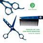 Imagem de Tesoura Fio Navalha Com Pente Removível Para Barba E Cabelo