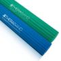 Imagem de THERABAND FlexBar, Barra de terapia de cotovelo de tenista, aliviar a dor da tendinite e melhorar a força de preensão, barra de resistência para golfistas cotovelo e tendinite, médio-pesado, 2- Pack, VERDE / AZUL