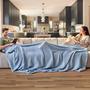 Imagem de Throw Blanket Bedsure 100% algodão Waffle Weave 130 x 180 cm