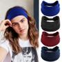 Imagem de Tiara Boho Feminina com Nó Vintage - Turbante de Algodão Elástico