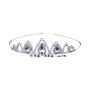 Imagem de Tiara de Cristal com Strass para Meninas - Coroa de Princesa para Casamento e Baile