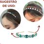 Imagem de Tiara Engrampada Retangulo E Navete Duplo Em Ferro Com 1 Unidade