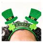 Imagem de Tiara St Patrick Verde Happy St Patricks Day