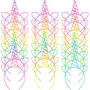 Imagem de Tiaras de Unicórnio Zddaoole - Kit com 24 Unidades para Meninas