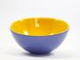 Imagem de Tigela Bowl 600ml de Capacidade Oxford Bicolor Amarelo/Azul Hotersia Cerâmica Sopa/Cereal/ Mesa Posta - AB37-0114