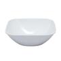 Imagem de Tigela Bowl Cumbuca Quadrada Melamina Premium Branca 16 x 5cm Servir Mesa Posta Eventos