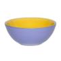 Imagem de Tigela Bowl De Cerâmica Oxford 600Ml 16Cm - Lilás E Amarelo