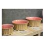 Imagem de Tigela Ceramica Rosa Bege Bowl Pequeno Petisco 10cm