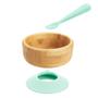 Imagem de Tigela com ventosa e colher - bambu - munchkin