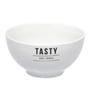 Imagem de Tigela cumbuca / bowl de porcelana branco ou preto manhattan para alimentos de cozinha