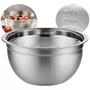 Imagem de Tigela Mixing Boll Luxo 26cm 4 Litros Bowl em Aço Inox Com Medidor Interno