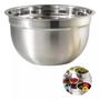 Imagem de Tigela Mixing Bowl em aço inox para salada, cozinha 4 L