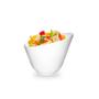 Imagem de Tigela Oval Angular 500 Ml em Melamina para Sopas, Frutas e Finger Food Branca Bestfer