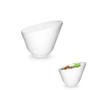 Imagem de Tigela Oval Angular 500 Ml em Melamina para Sopas, Frutas e Finger Food Branca Bestfer