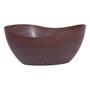 Imagem de Tigela saladeira bowl oval servir 1,9lt marrom escuro