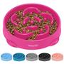 Imagem de Tigelas para cães Slow Feeder MateeyLife Large Purple para raças grandes