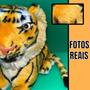 Imagem de Tigre de Pelúcia Realista 30cm