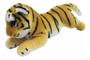 Imagem de Tigre Filhote Deitado Realista 25cm Pelúcia Fofy Toys