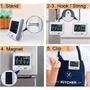 Imagem de Timer Digital magnético com alarme sonoro e visor LCD para cozinha