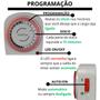 Imagem de Timer Temporizador Analógico Tomada Bivolt 10A Automação