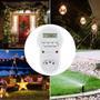 Imagem de Timer Temporizador Digital Bivolt Visor LCD Programador Tomada Luz Bomba Piscina Aquário