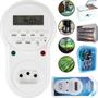Imagem de Timer Temporizador Digital Bivolt Visor LCD Programador Tomada Luz Bomba Piscina Aquário
