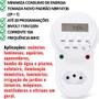 Imagem de Timer Temporizador Digital Bivolt Visor LCD Programador Tomada Luz Bomba Piscina Aquário