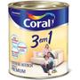 Tinta Acrílica 3 em 1 Fosco 900ml Branco Neve - 5202070 - CORAL Imagem de Tinta Acrílica 3 em 1 Fosco 900ml Branco Neve - 5202070 - CORAL