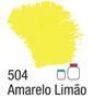 Imagem de Tinta Acrílica Fosca Amarelo Limão - 504 - Acrilex - 37Ml