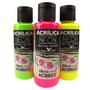 Imagem de Tinta Acrílica Fosca Neon Fluorescente 60ml Slime Acrilex