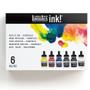 Imagem de Tinta Acrílica Líquida Ink Estojo com 6 Cores Básicas 30ml Liquitex 3699314
