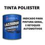 Imagem de Tinta Automotivo Poliéster Branco Cristal Lazzudur 900ml Lazzuril Pronto Uso